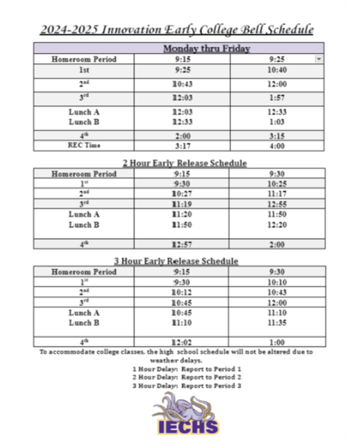 Bell Schedule 